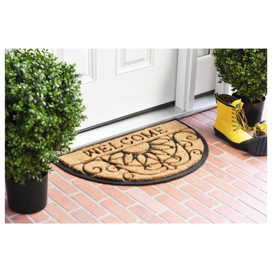 Welcome Scroll Doormat 18"x30"