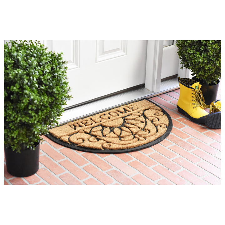Welcome Scroll Doormat 18"x30"