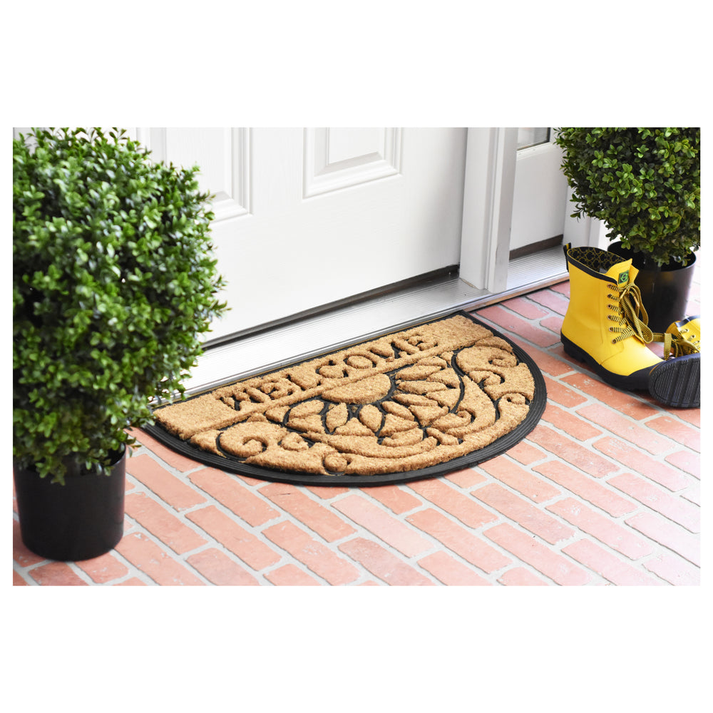Welcome Scroll Doormat 18"x30"