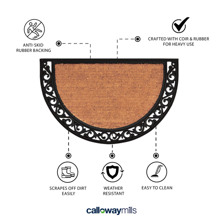 Ornate Scroll Doormat