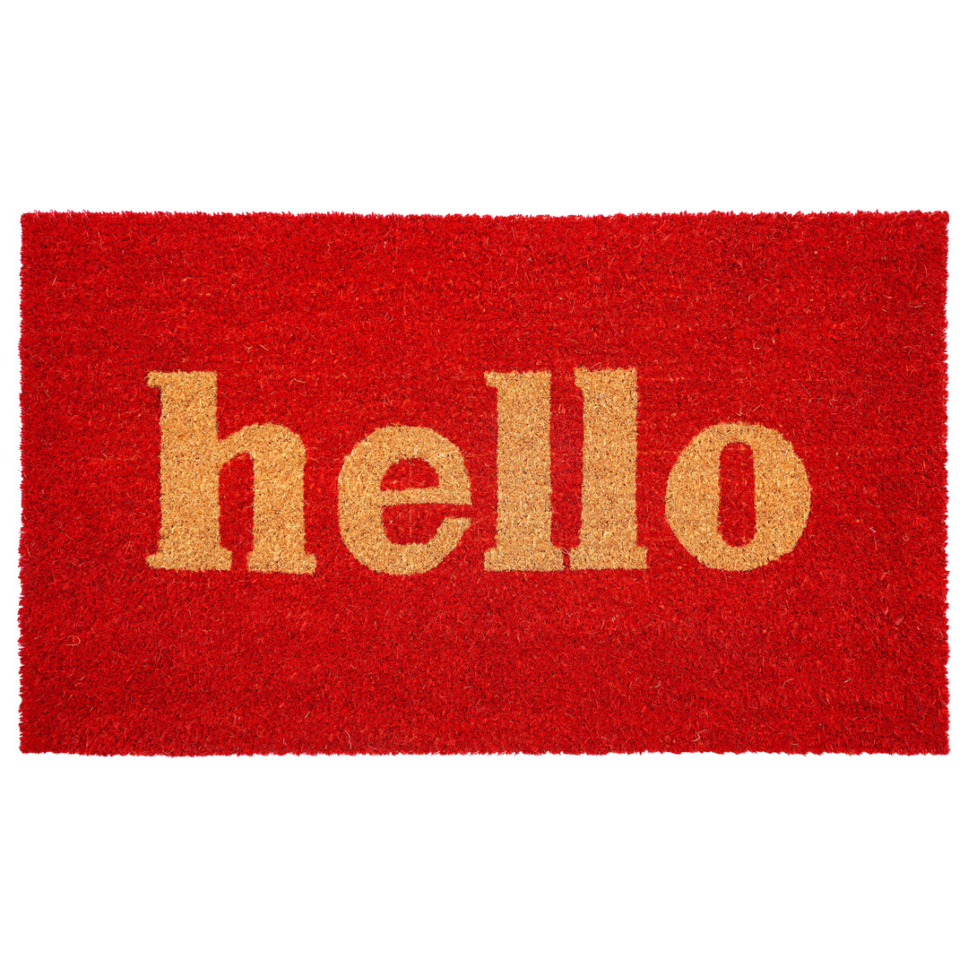 Block Hello Doormat