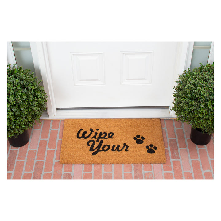 Wipe Your Paws Doormat 17"x29"