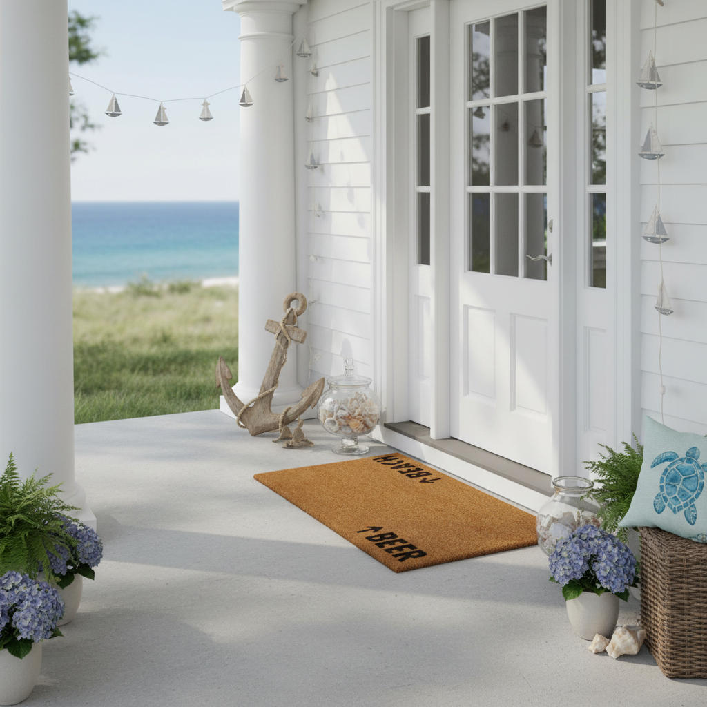 Beach Beer Doormat