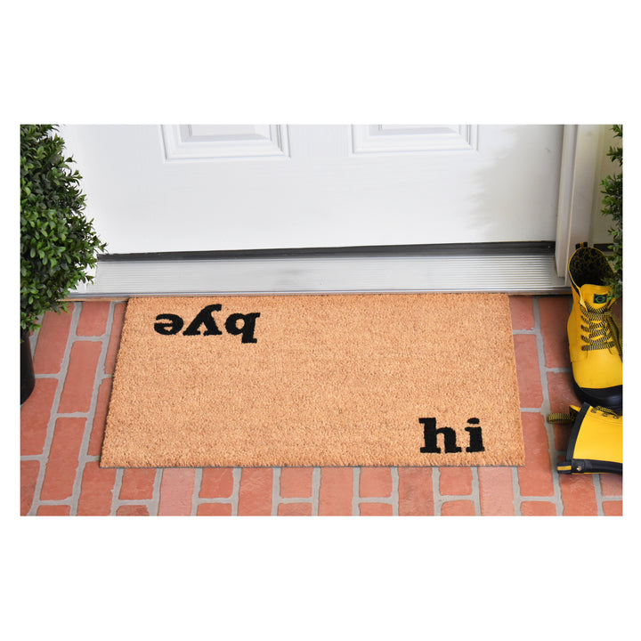 Hi Bye Doormat 17"x29"