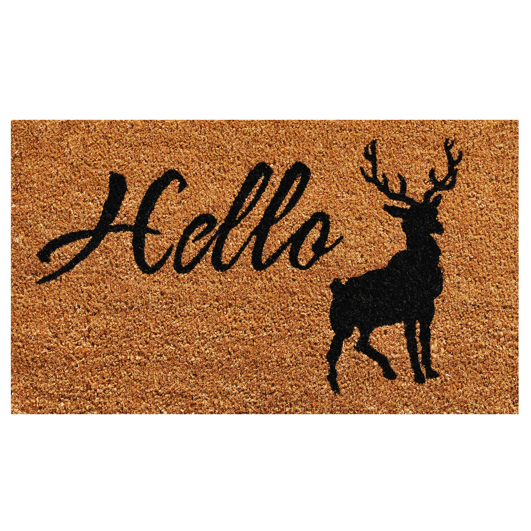 Hello Elk Doormat 17"x29"