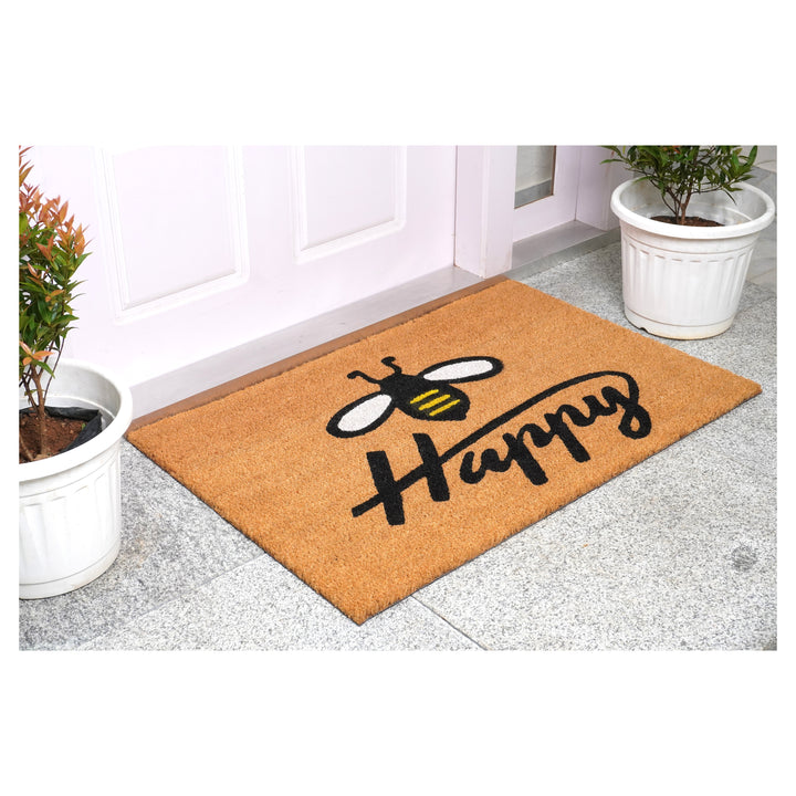 Bee Happy Doormat 17"x29"