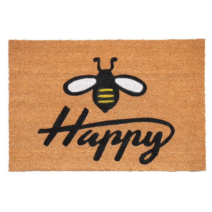 Bee Happy Doormat 17"x29"