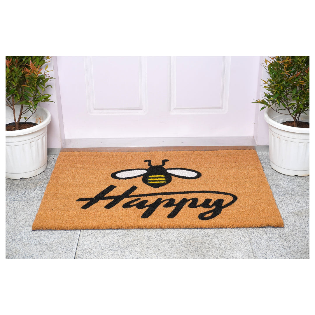 Bee Happy Doormat 24"x36"