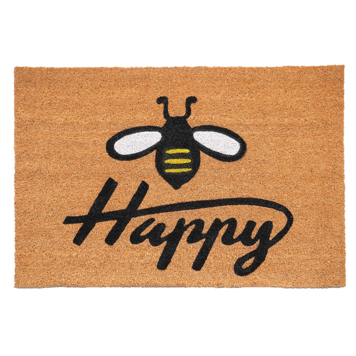 Bee Happy Doormat 24"x36"