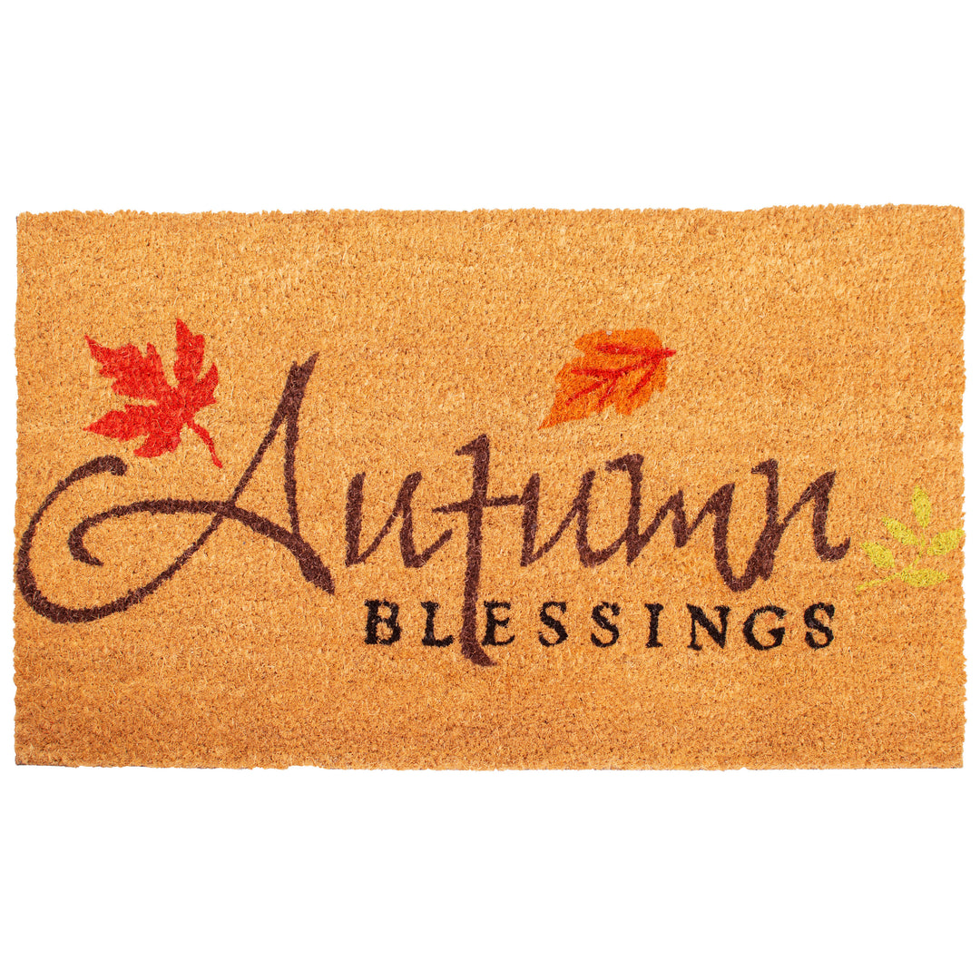 Autumn Blessings Doormat 17"x29"