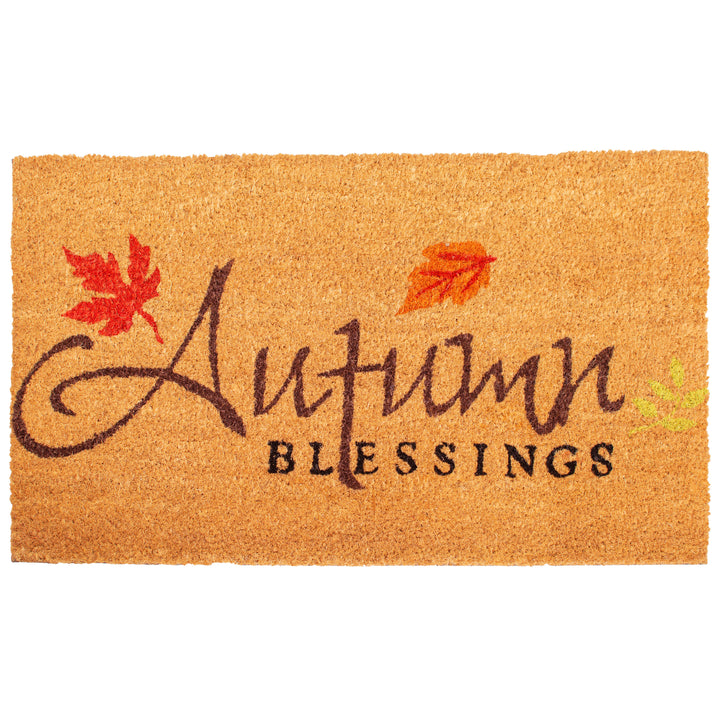 Autumn Blessings Doormat 17"x29"