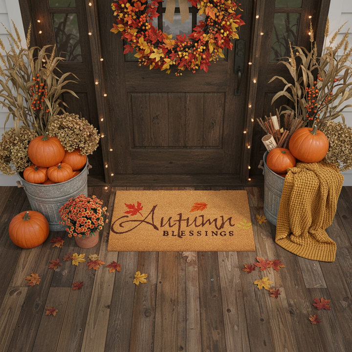Autumn Blessings Doormat