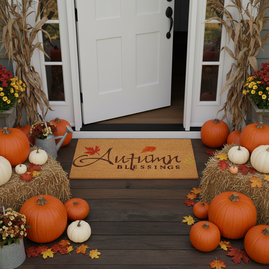 Autumn Blessings Doormat