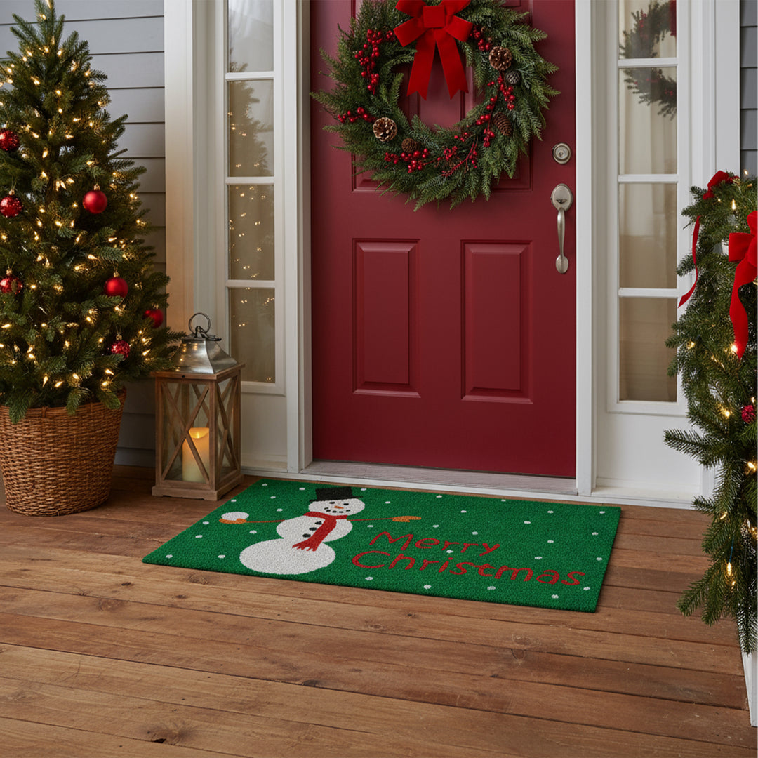Christmas Snowman Doormat