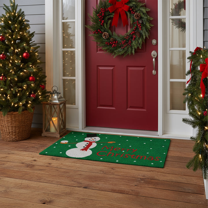 Christmas Snowman Doormat