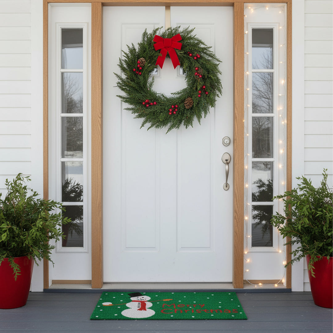 Christmas Snowman Doormat