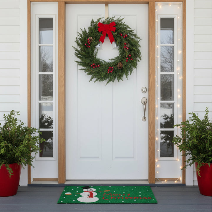 Christmas Snowman Doormat