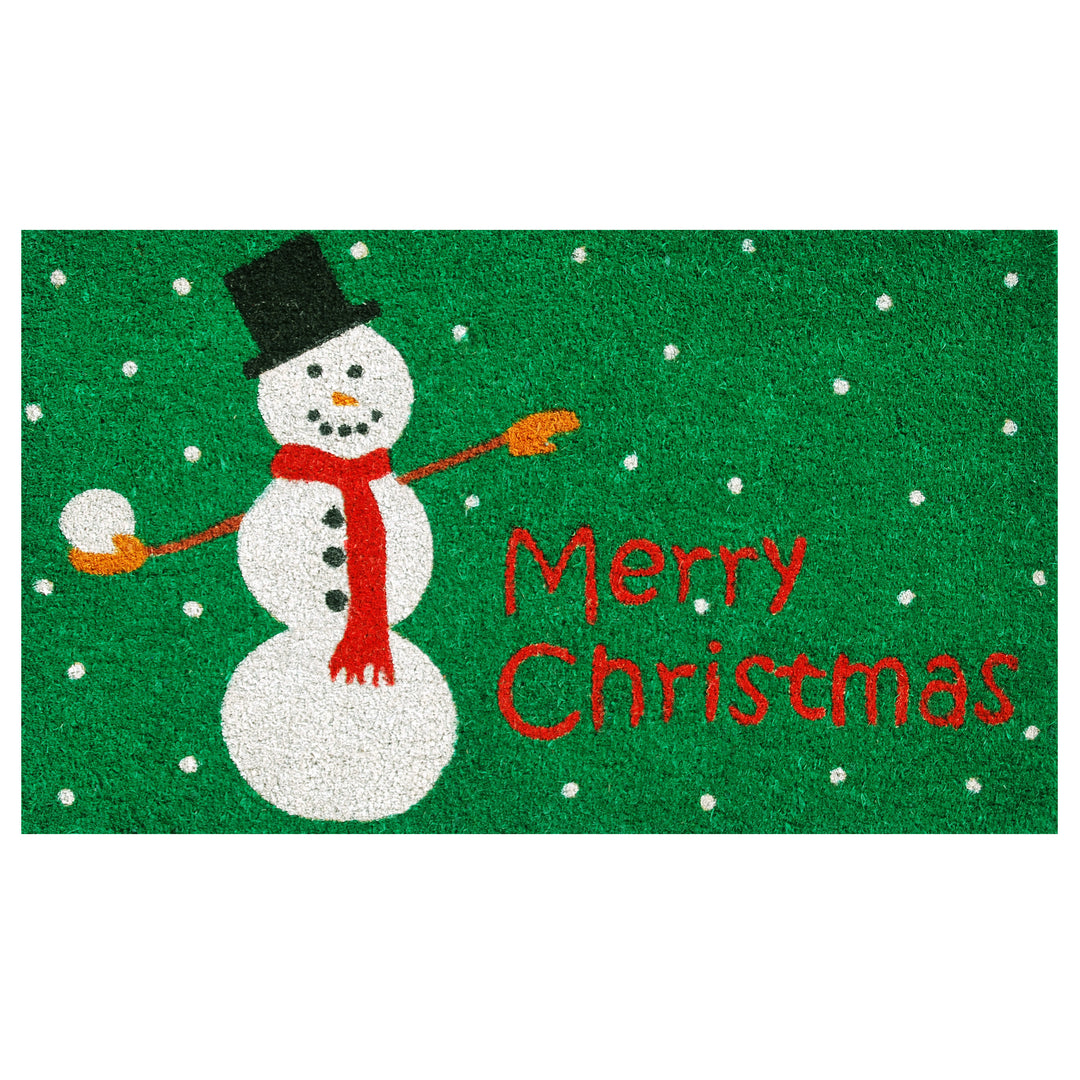 Christmas Snowman Doormat 17"x29"