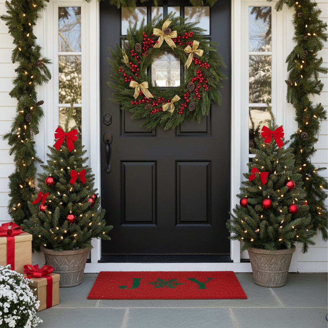 Snowflake Joy Doormat