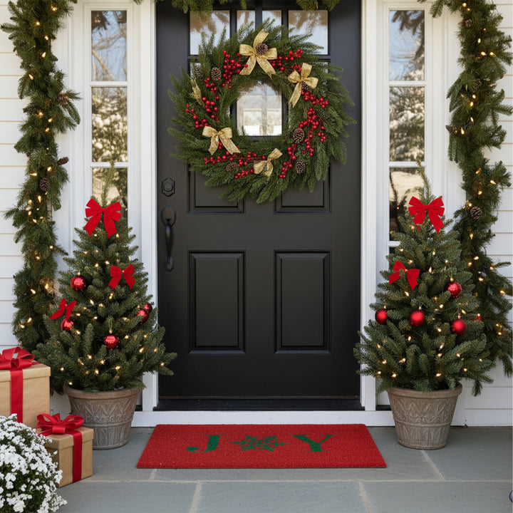 Snowflake Joy Doormat