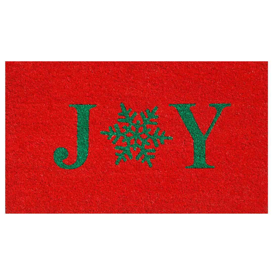 Snowflake Joy Doormat 17"x29"