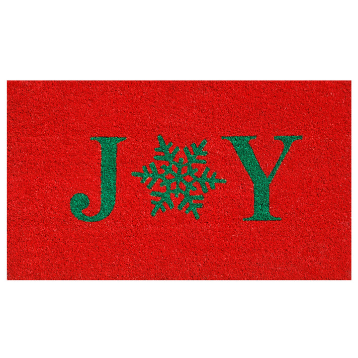 Snowflake Joy Doormat 17"x29"