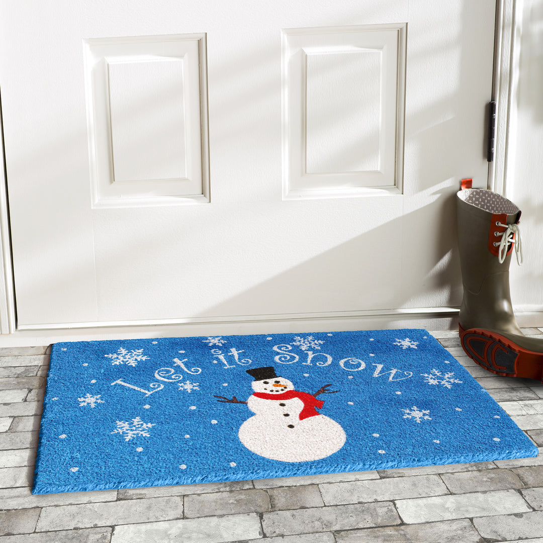 Let It Snow Doormat 17"x29"