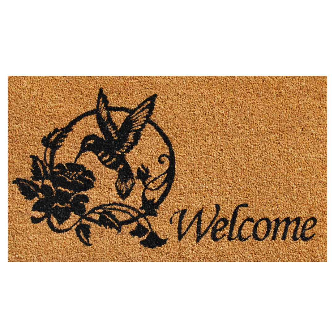 Hummingbird Welcome Doormat 17"x29"
