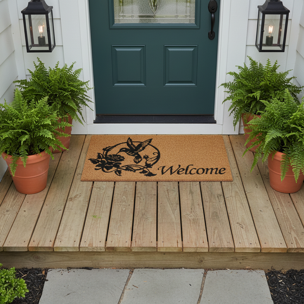 Hummingbird Welcome Mat Birds – Callowaymills