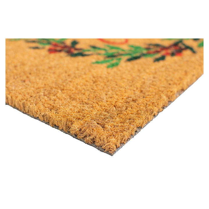 Christmas Wreath Doormat 17"x29"