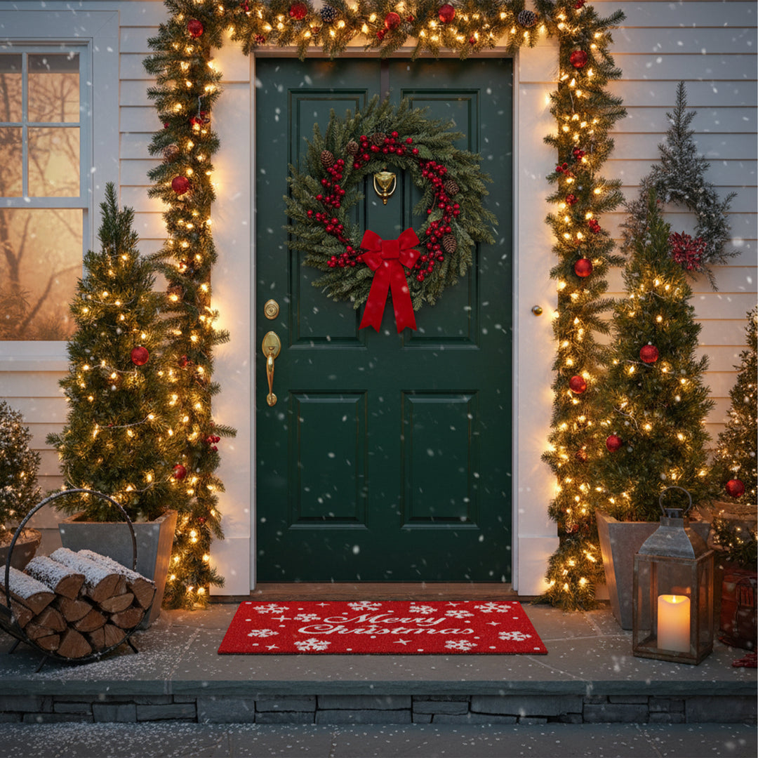Christmas Stars Doormat