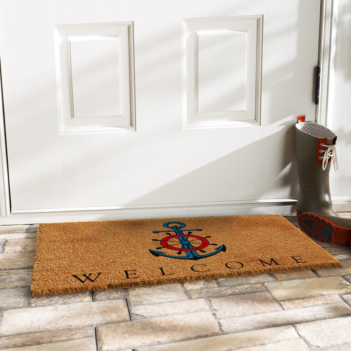 Ships Anchor Welcome Doormat