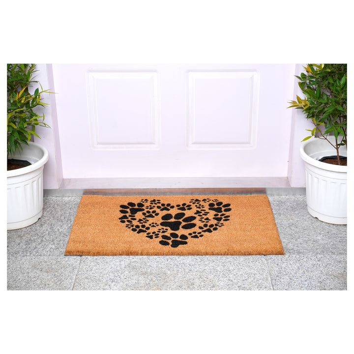 Heart Paws Doormat 17"x29"