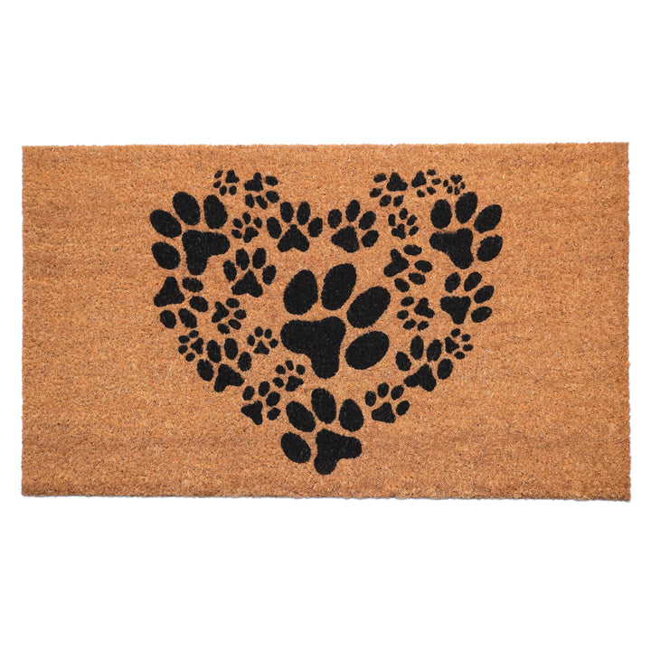Heart Paws Doormat 17"x29"