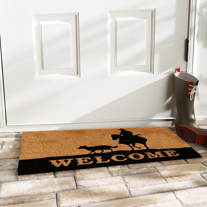 Rancher Welcome Doormat 17"x29"