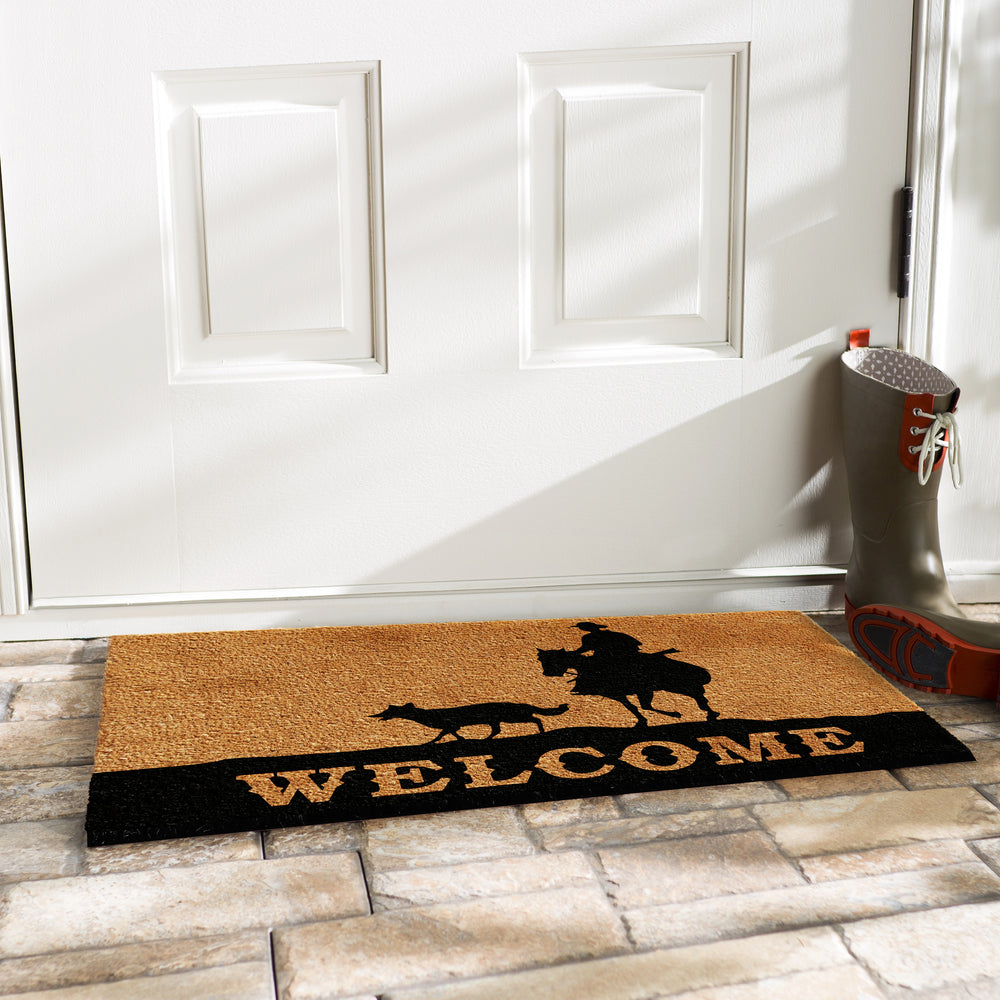 Rancher Welcome Doormat 17"x29"