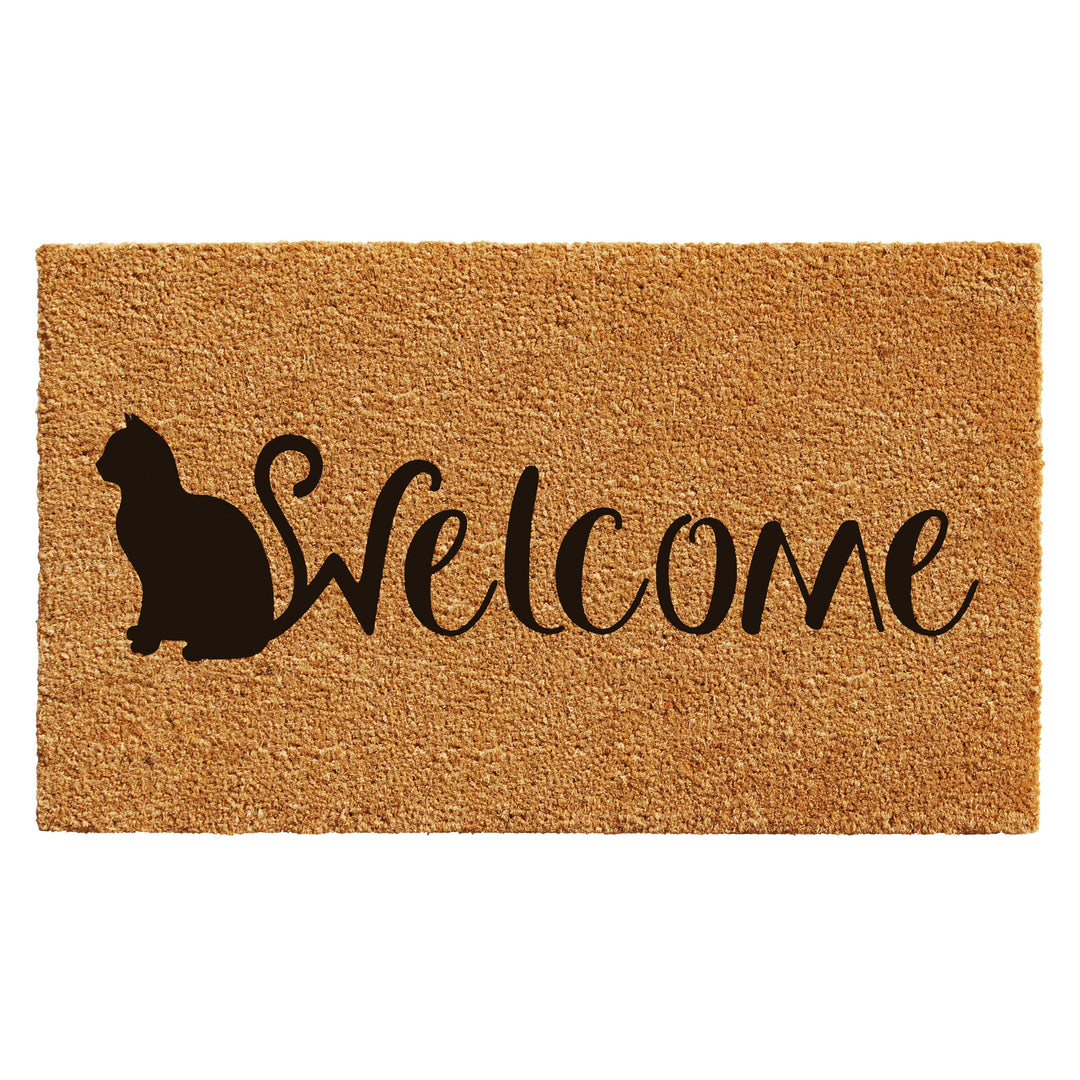 Feline Welcome Doormat 17"x29"