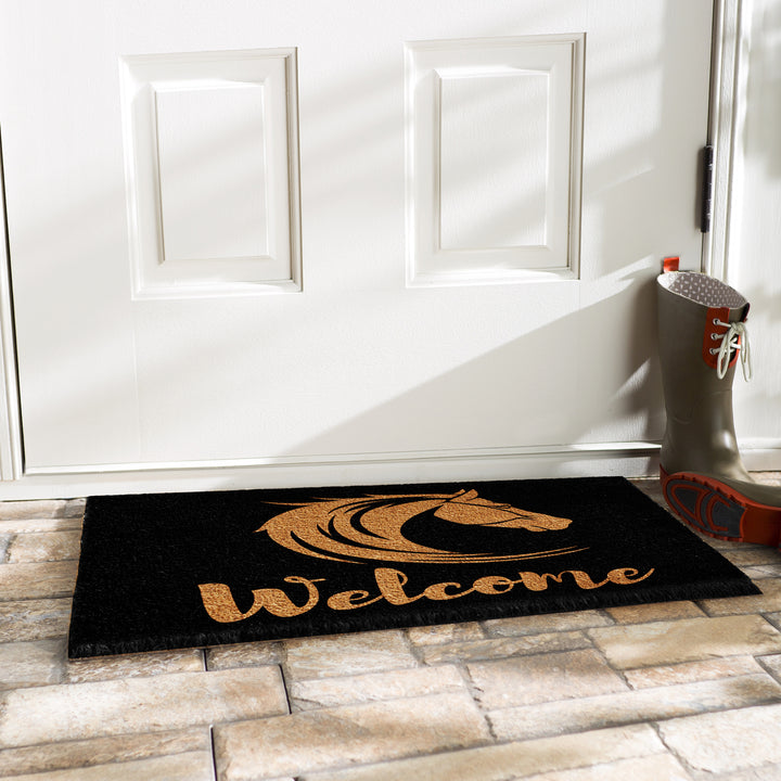 Stallion Welcome Doormat 17"x29"