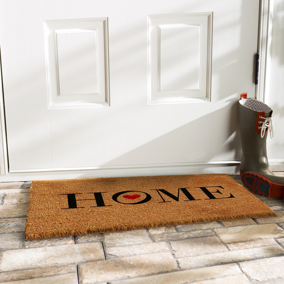 Heart Home Doormat 17"x29"