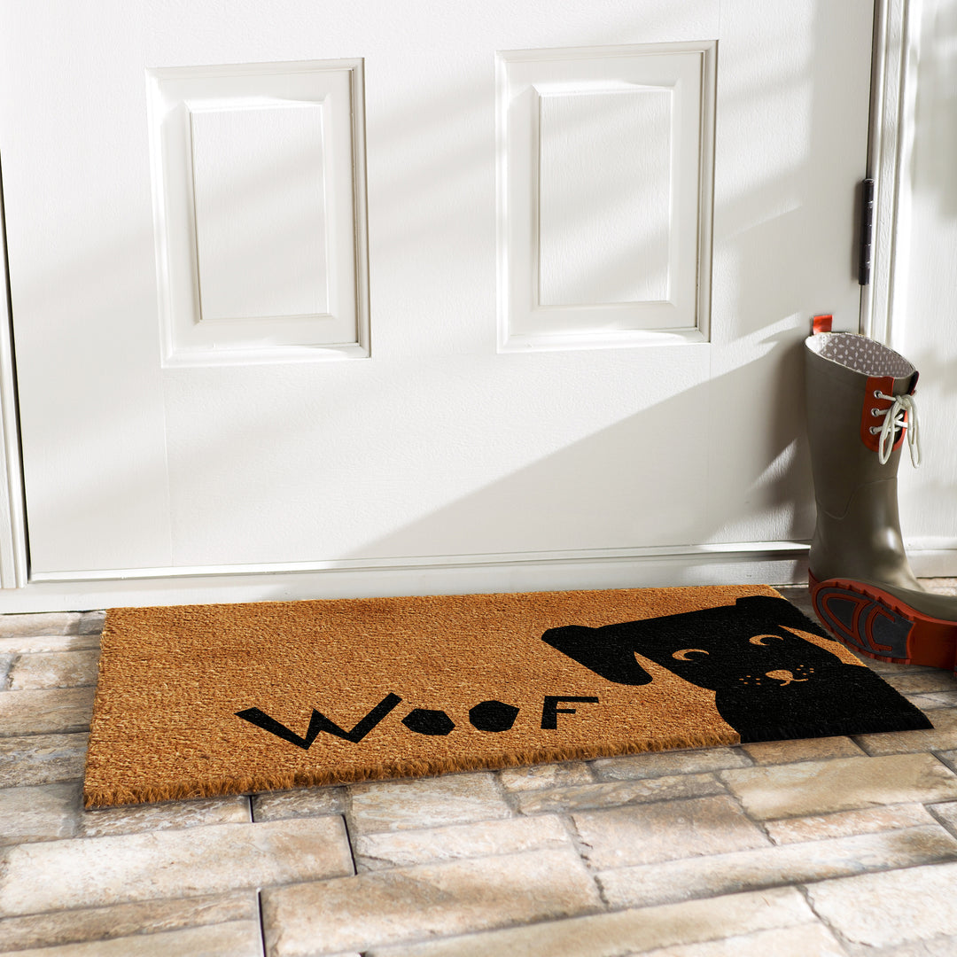 Woof Doormat 17"x29"