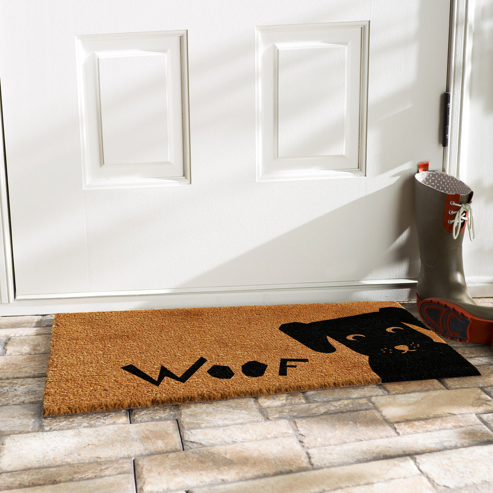 Woof Doormat 17"x29"