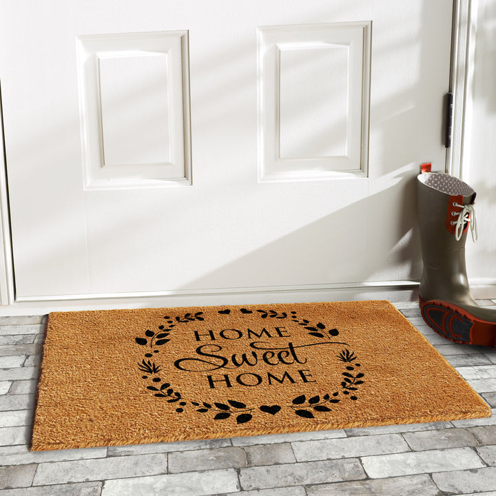 Sweet Wreath Doormat 17"x29"