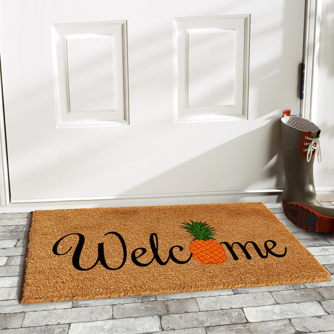 Pineapple Fun Doormat 17"x29"