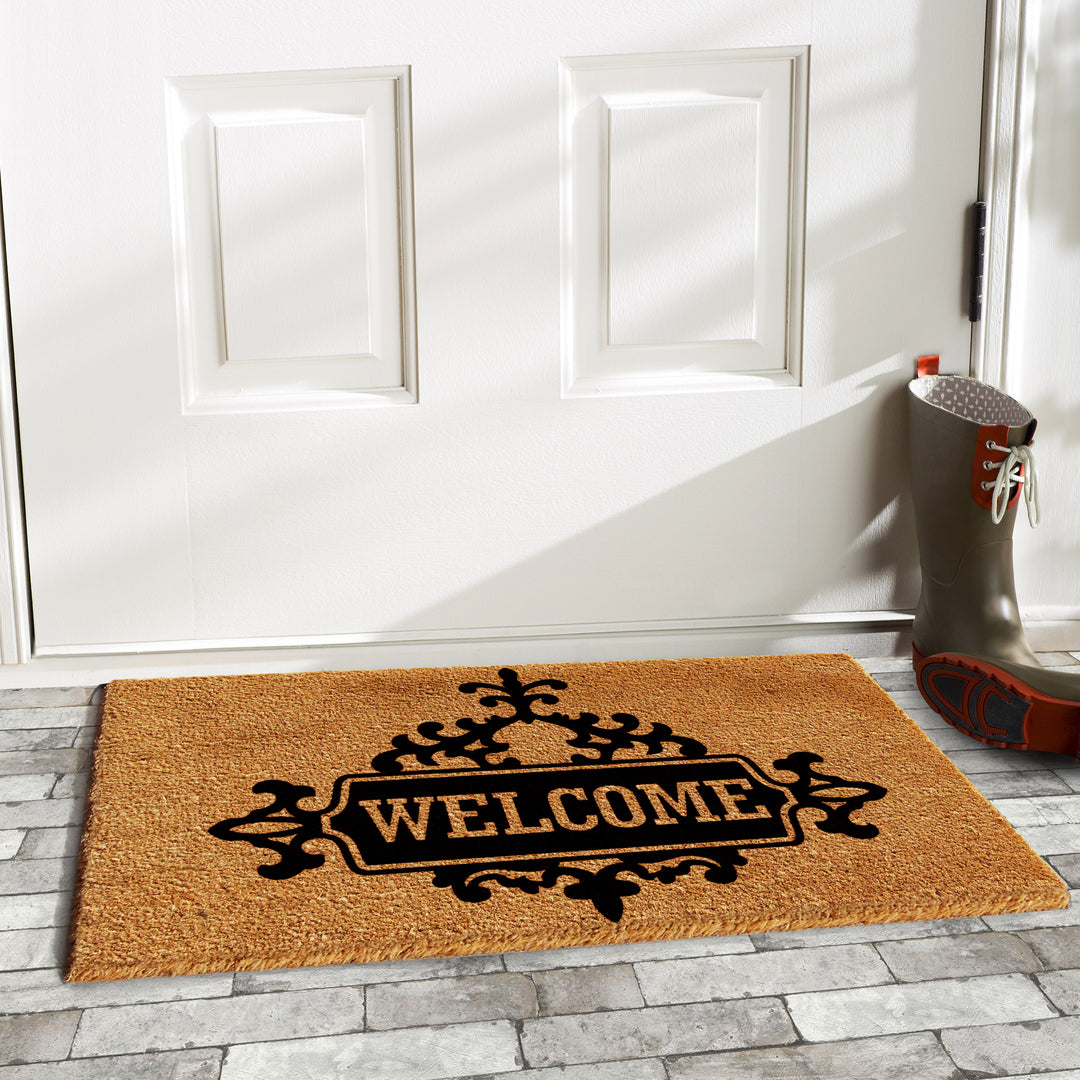 Courtyard Welcome Doormat 17"x29"