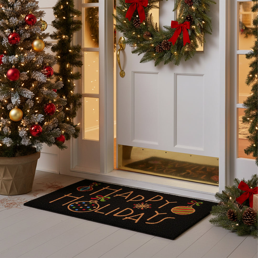 Happy Holidays Doormat