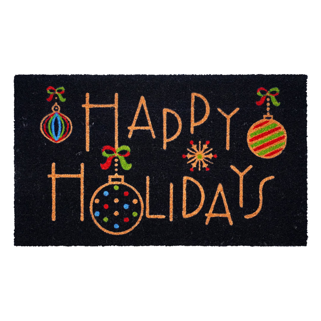 Happy Holidays Doormat 17"x29"