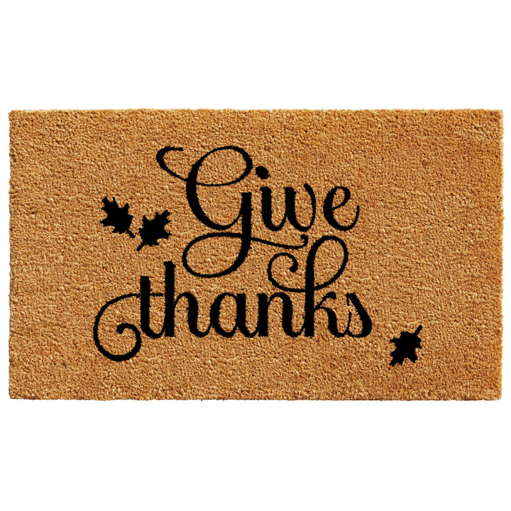 Give Thanks Doormat 36"x72"