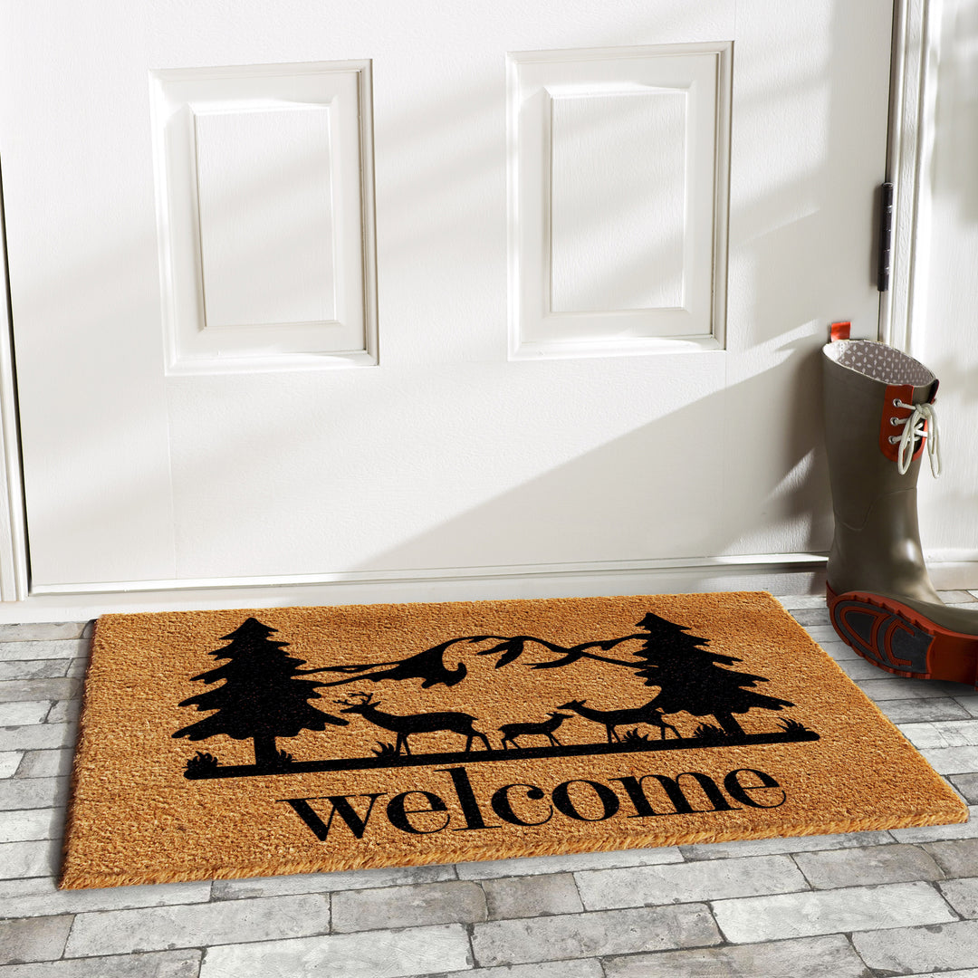 Rocky Mountain Welcome Doormat