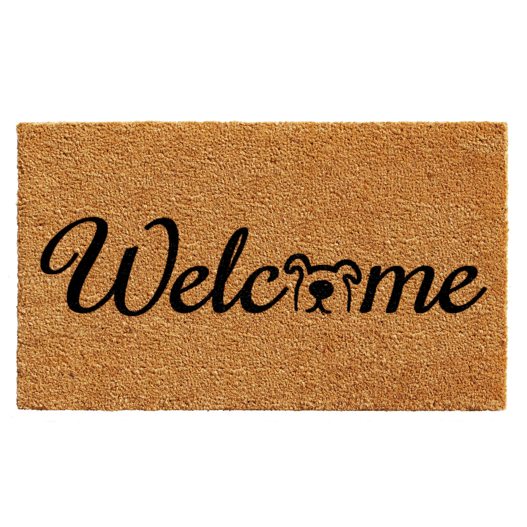 Doggie Welcome Doormat 24"x36"