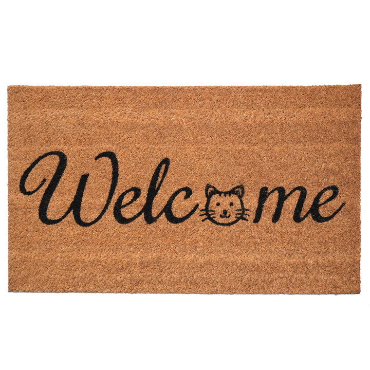 Kitty Welcome Doormat 17"x29"